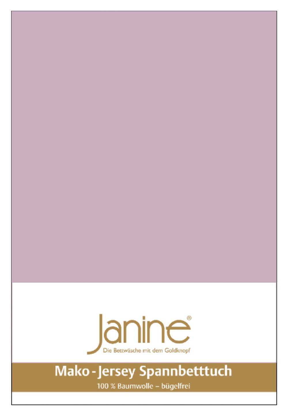 Janine Mako-Feinjersey Spannbettlaken 200x200 altrosé