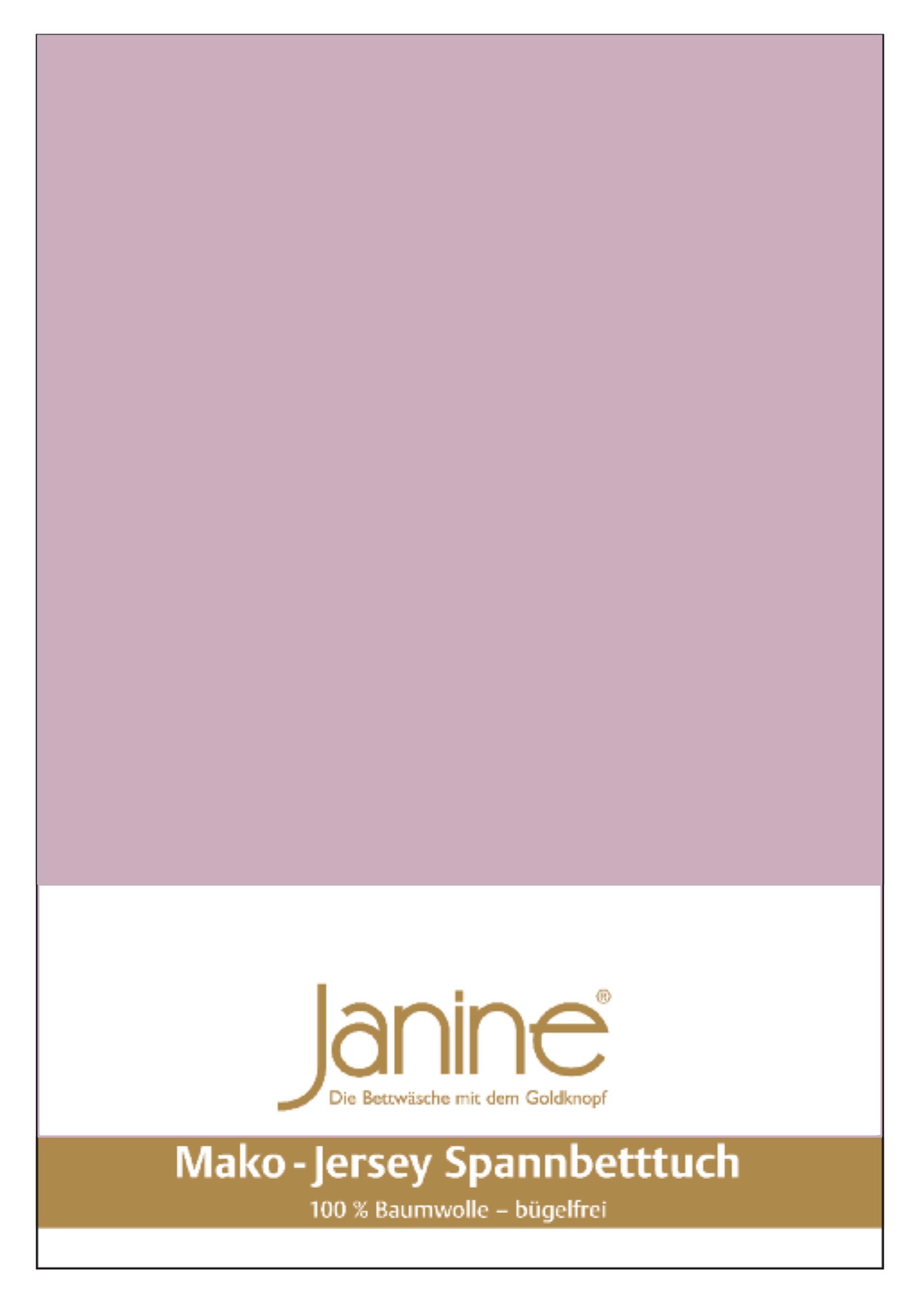 Spannbetttuch Mako Feinjersey Janine  naturreine Baumwolle 100x200cm 150x200cm 200x200cm