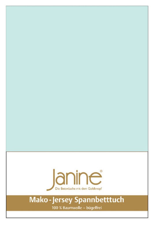 Janine Mako-Feinjersey Spannbettlaken 200x200 morgennebel