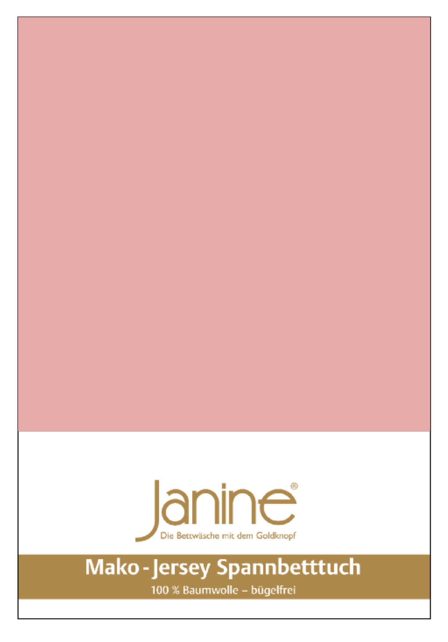 Janine Spannbettlaken Mako-Feinjersey zartmauve 5007