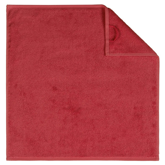 Cawö Küchenfrottiertuch Solid 500 bordeaux