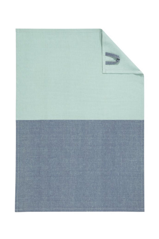 Cawö Geschirrtuch Duo Cuisine 535 nachtblau-mint