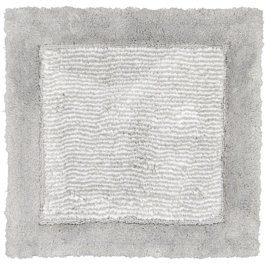 Cawö Badteppich Luxury Home Two-Tone 590 platin 60x60