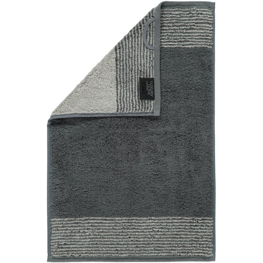 Cawö Gästetuch Two-Tone 590 schiefer