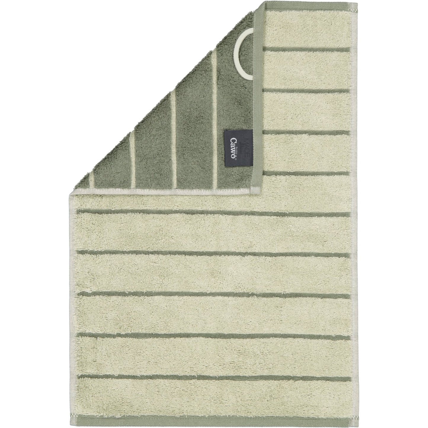 Cawö Gästetuch Balance Doubleface 6232 wasabi