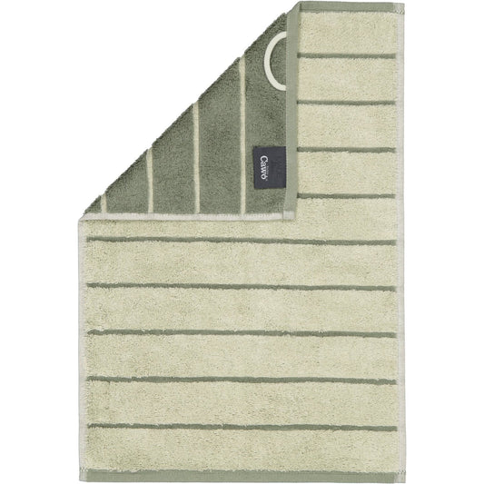 Cawö Gästetuch Balance Doubleface 6232 wasabi