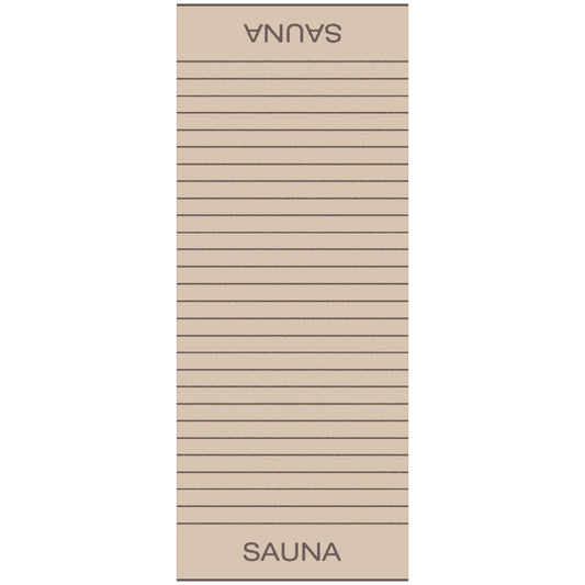 Cawö Saunatuch Balance 6237 sand