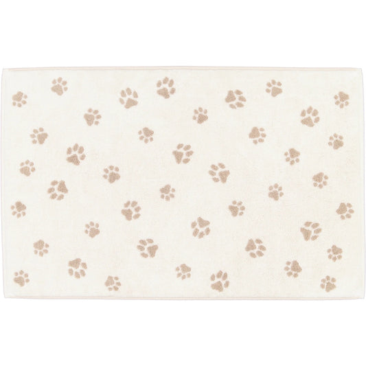Cawö Badematte We love Dogs Paws 6247 natur-beige