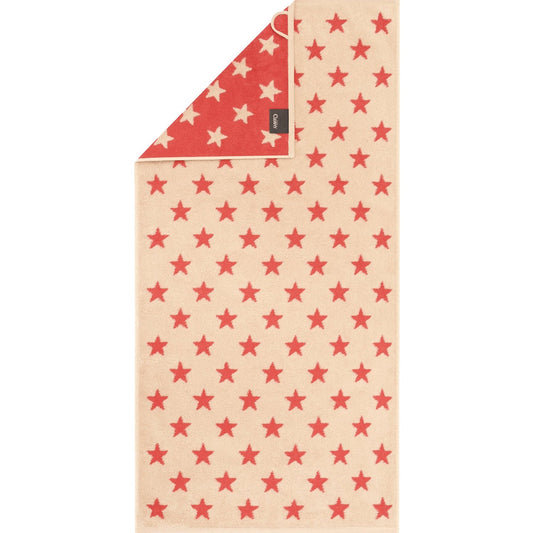 Cawö Duschtuch New Stars 6261  beige-pink
