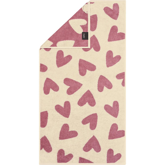 Cawö Duschtuch Heart Beats 6275 beere