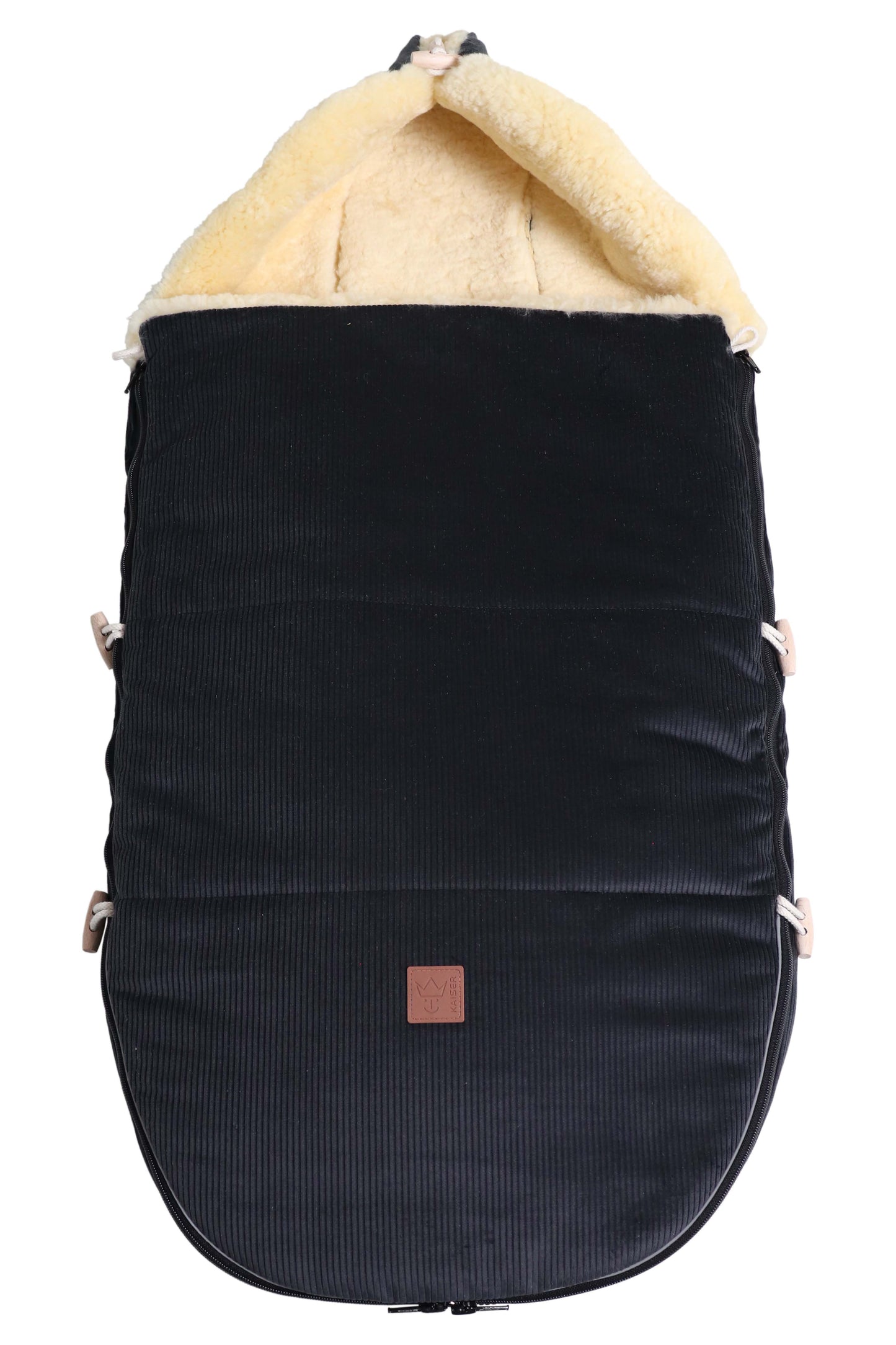 Kaiser Fußsack Filius Cord Medizin dark grey