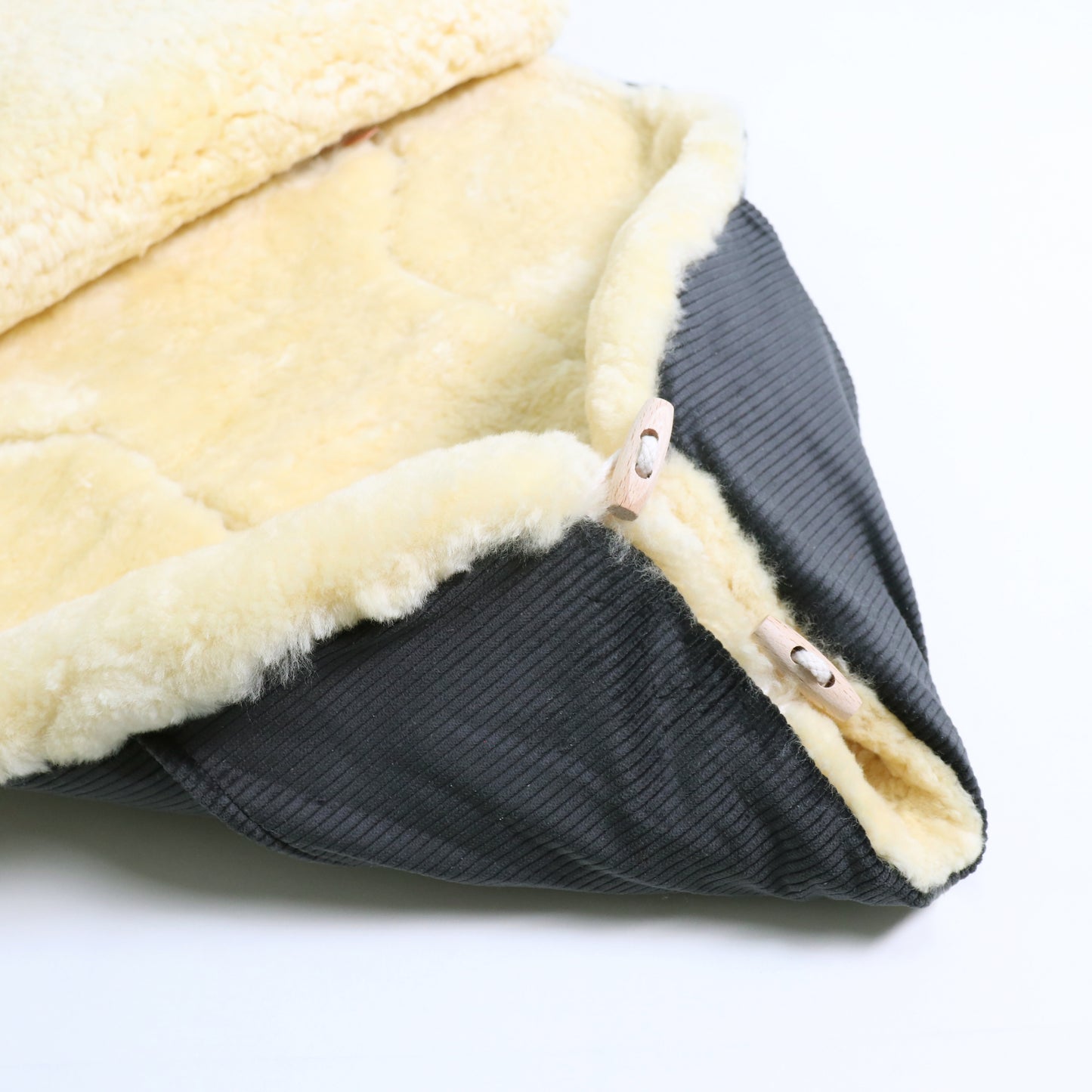 Kaiser Fußsack Filius Cord Medizin dark grey