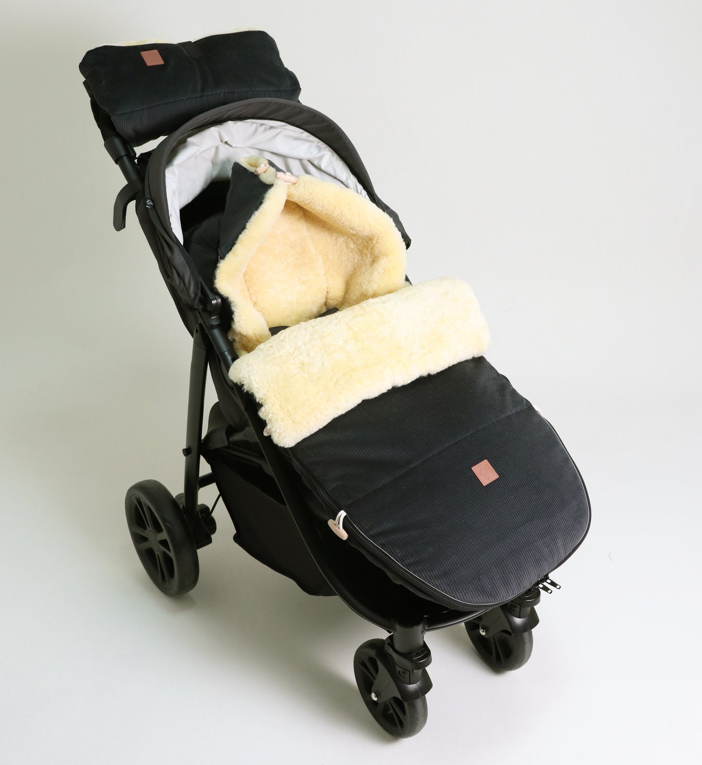 Kaiser Fußsack Filius Cord Medizin dark grey