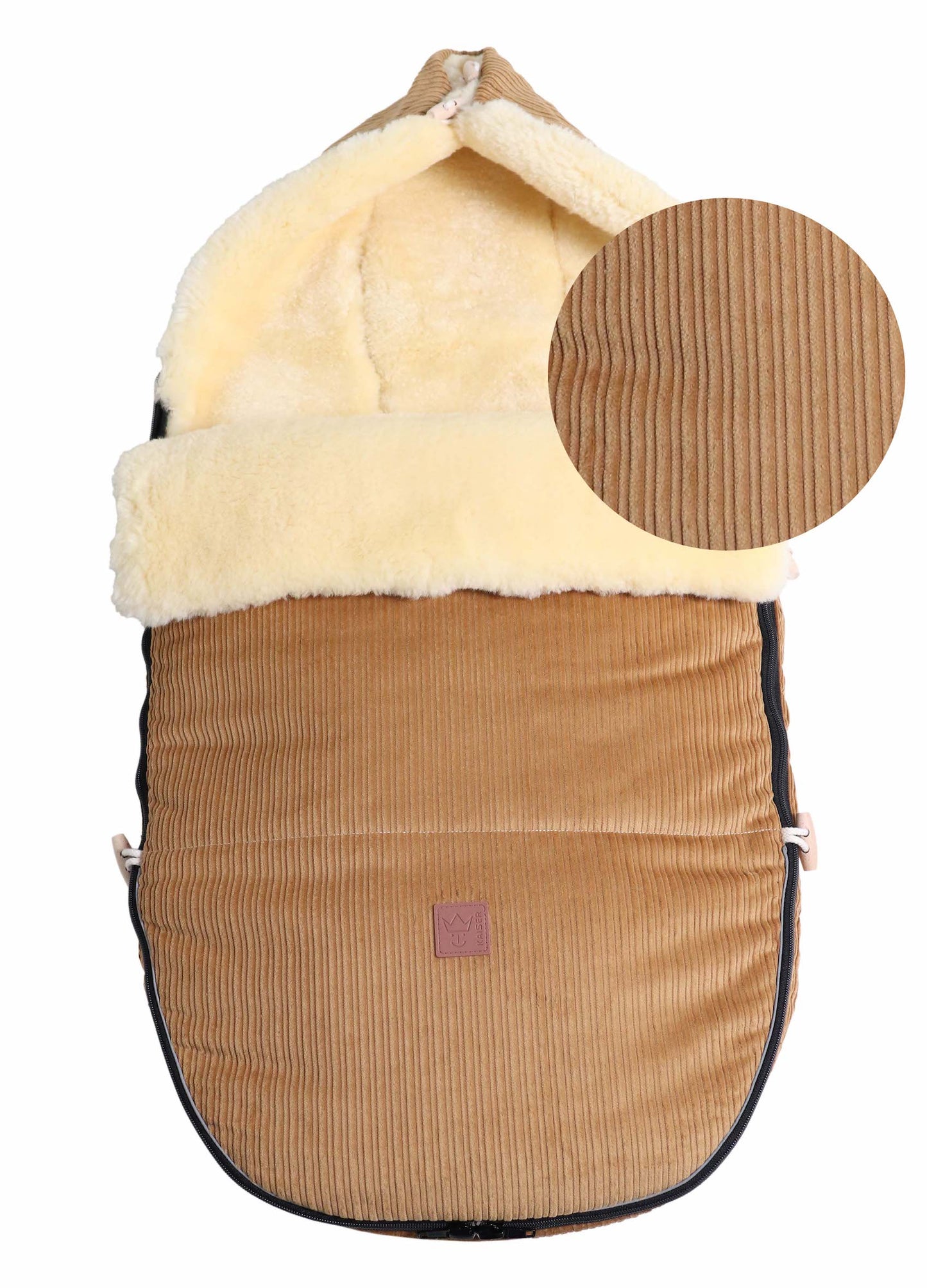 Kaiser Fußsack Filius Cord Medizin camel