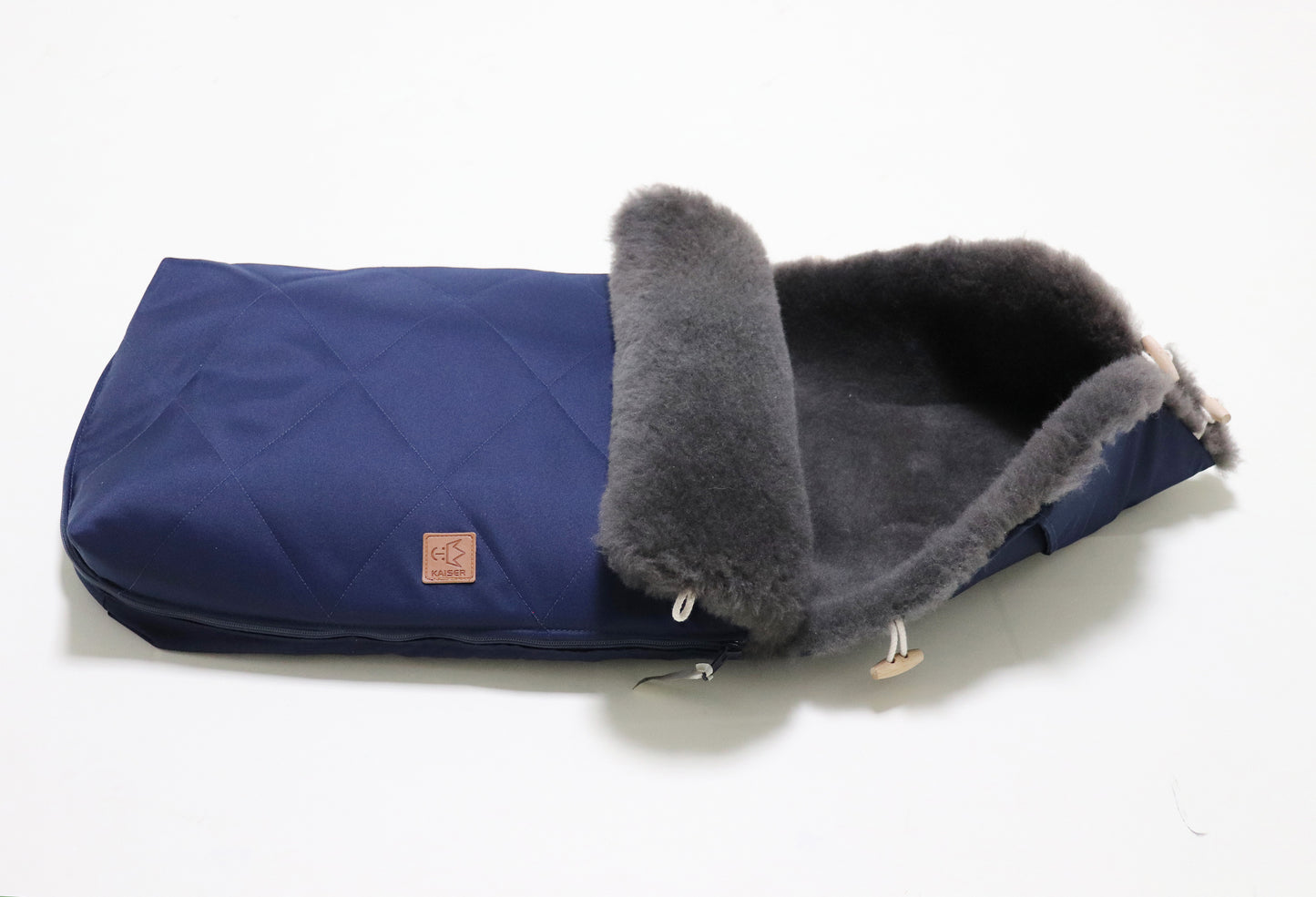 Kaiser Fußsack Graphit Natura navy