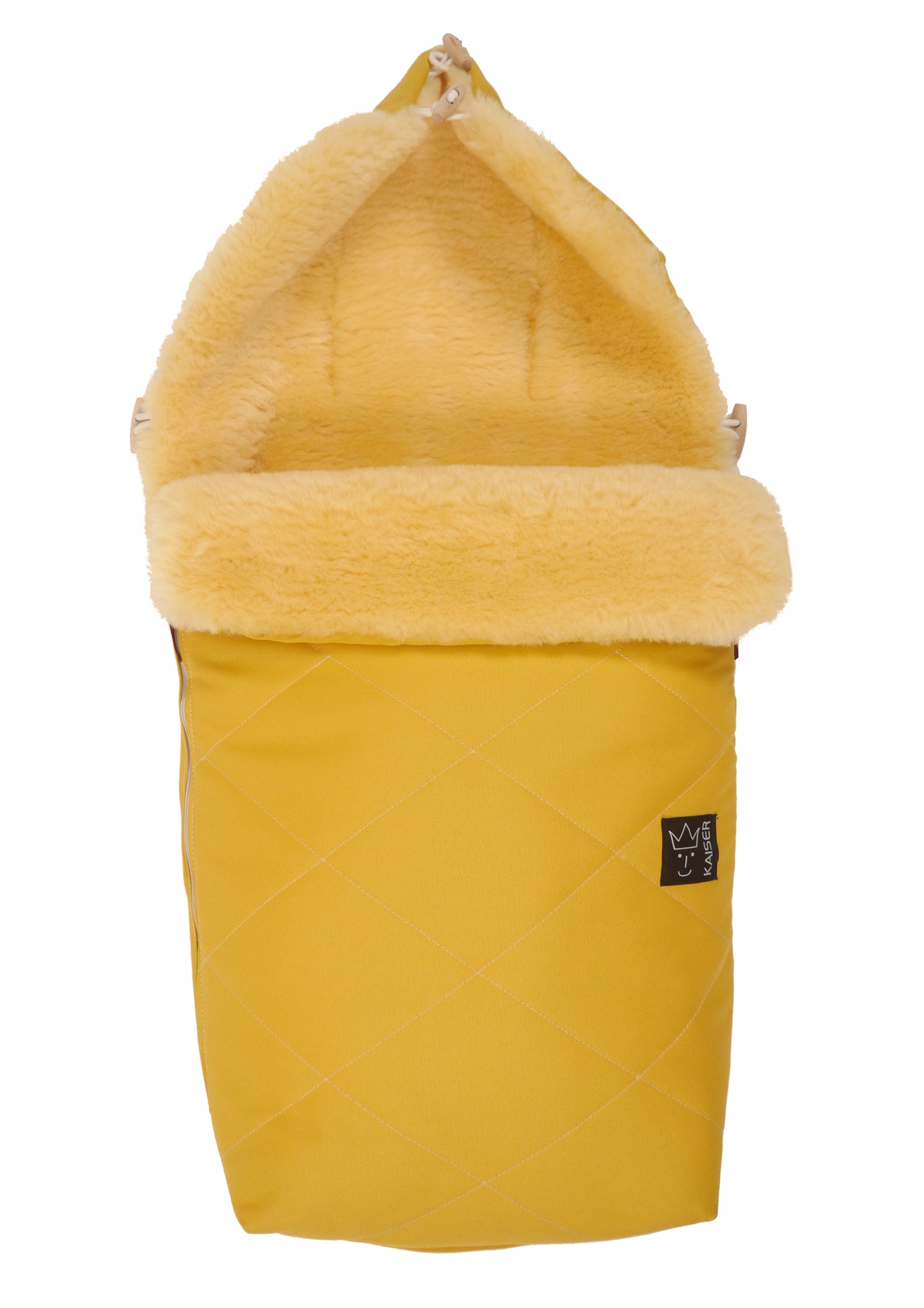 Kaiser Fußsack Natura mustard yellow