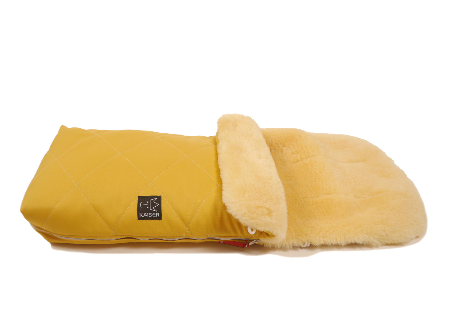 Kaiser Fußsack Natura mustard yellow