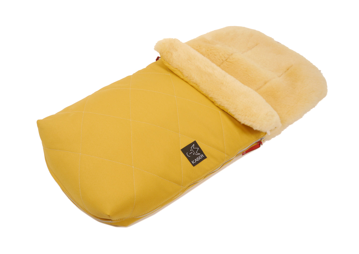 Kaiser Fußsack Natura mustard yellow