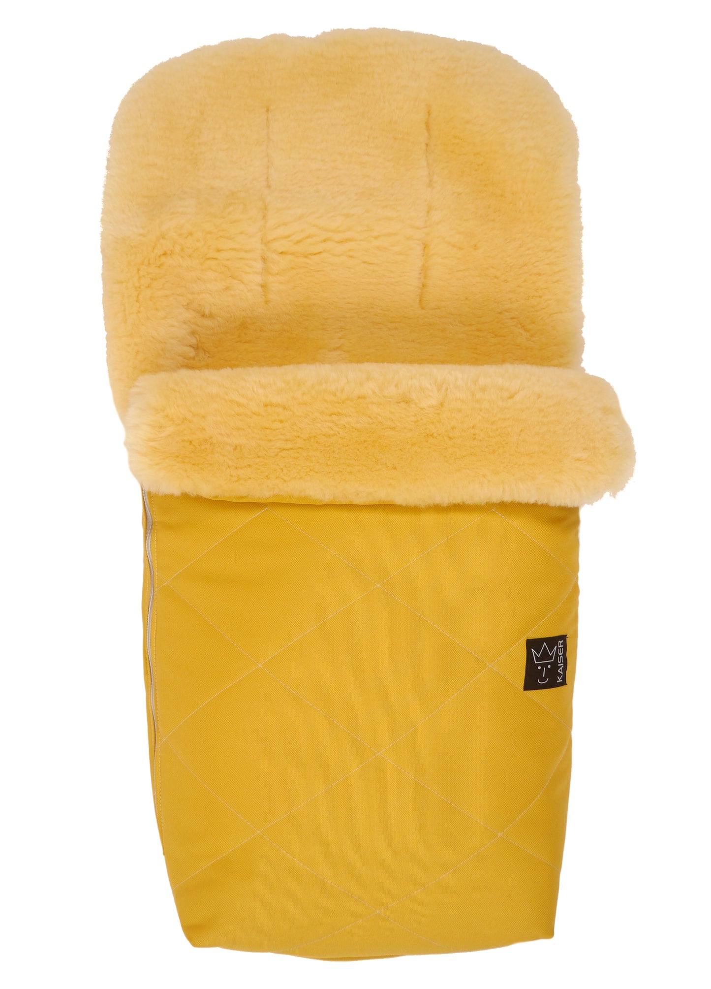 Kaiser Fußsack Natura mustard yellow