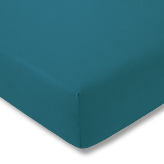 Estella Jersey-Stretch Spannbettlaken 100/200 cyan