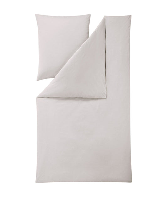 Estella Mako-Interlock-Jersey Bettwäsche Takoma 135x200 silber