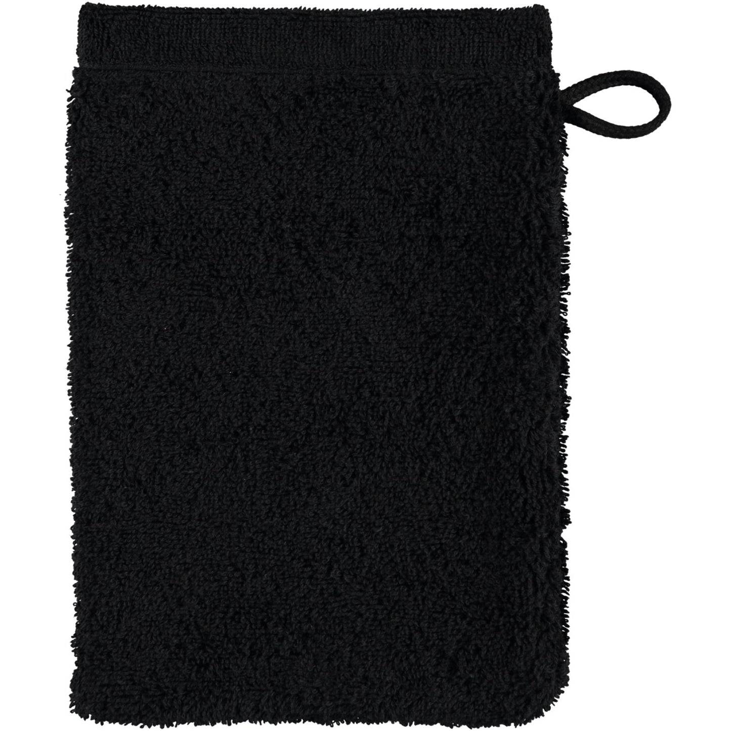 Cawö Waschhandschuh Lifestyle 7007 schwarz