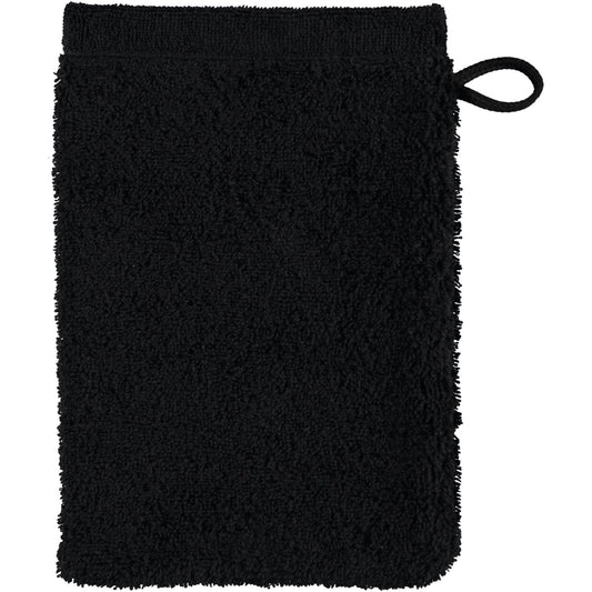 Cawö Waschhandschuh Lifestyle 7007 schwarz