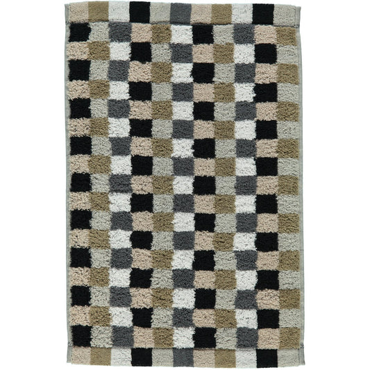 Cawö Gästetuch Lifestyle Karo 7047 kiesel