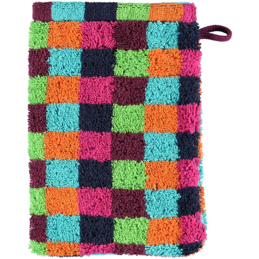 Cawö Waschhandschuh Lifestyle Karo 7047 multicolor