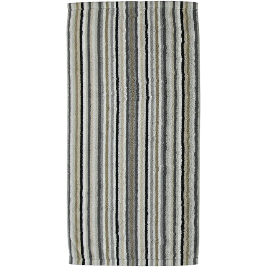 Cawö Handtuch Lifestyle Streifen 7048 kiesel