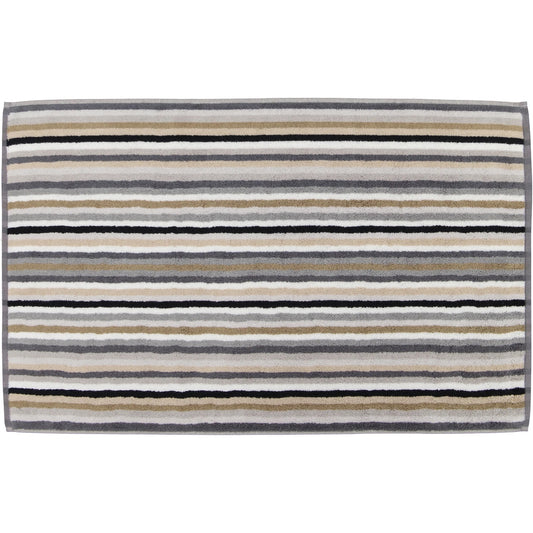 Cawö Badematte Lifestyle Streifen 7048 kiesel