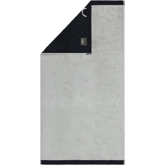 Cawö Duschtuch Splash Doubleface 7071 platin-schwarz