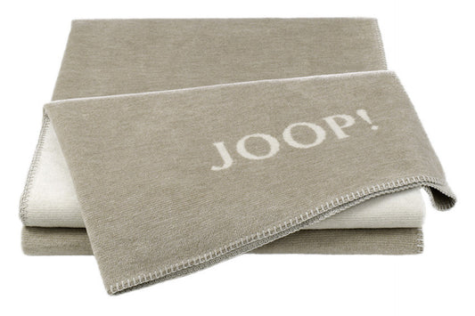 JOOP Wohndecke Melange Doubleface sand-natur