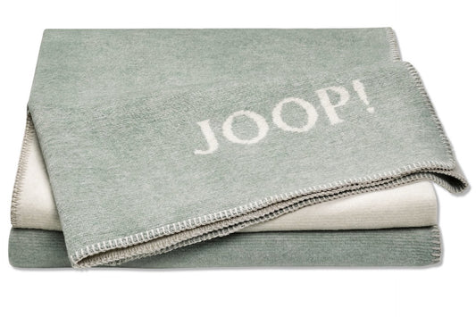 JOOP Wohndecke Melange Doubleface jade-natur