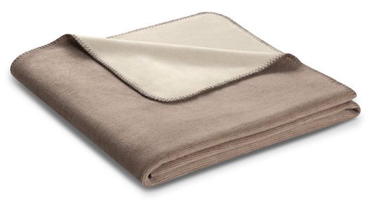 Biederlack Wohndecke Melange Doubleface 150x200 sand-natur