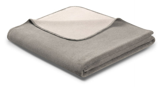 Biederlack Wohndecke Doubleface 150x200 graphit-rauch