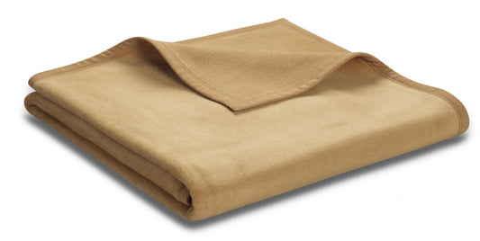 Biederlack Wohndecke Unicolour 150x200 camel