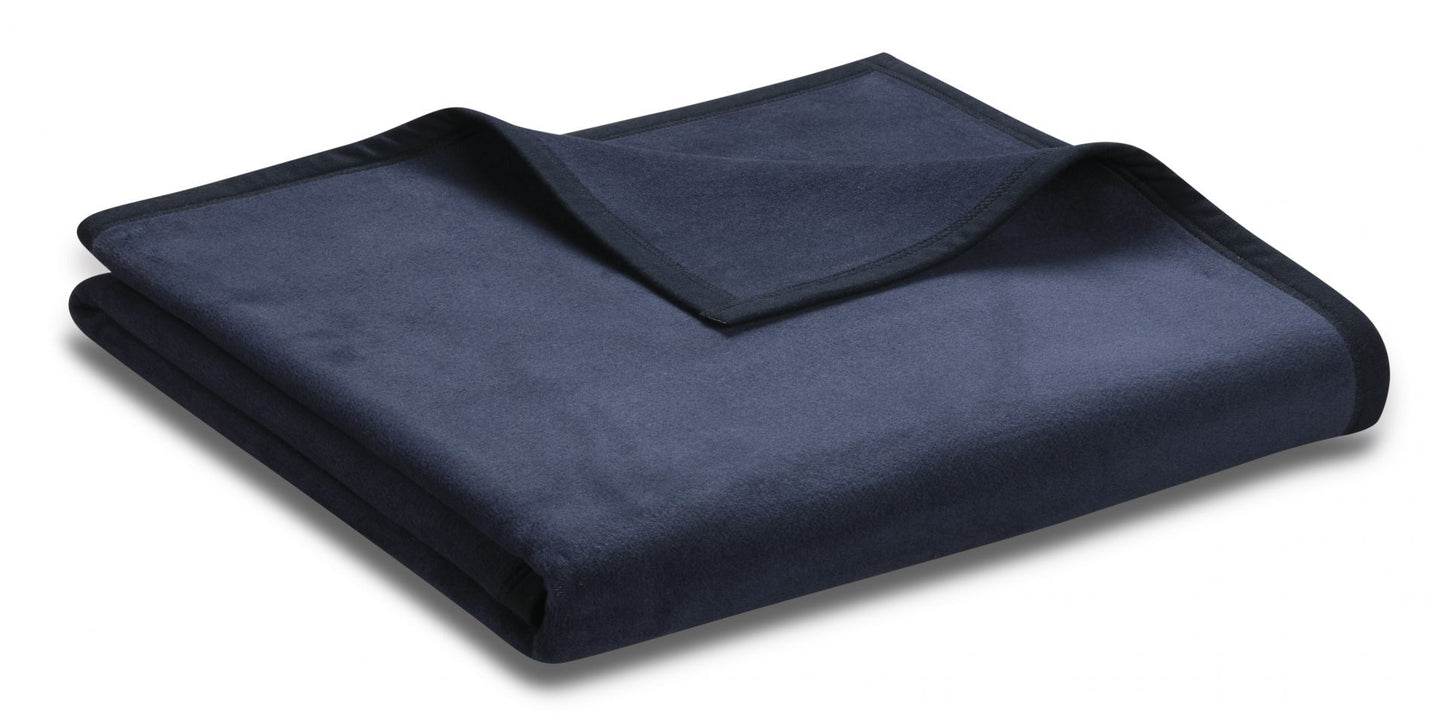 Biederlack Wohndecke Unicolour 150x200 dunkelblau