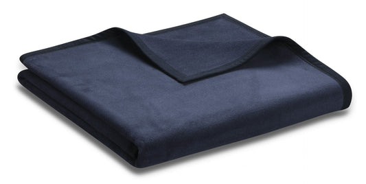 Biederlack Wohndecke Unicolour 150x200 dunkelblau