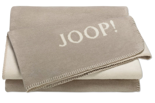 JOOP Wohndecke Melange Doubleface stein-natur