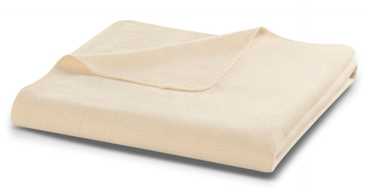 Biederlack Wohndecke Cotton Comfort 150x200 Pearl oatmeal