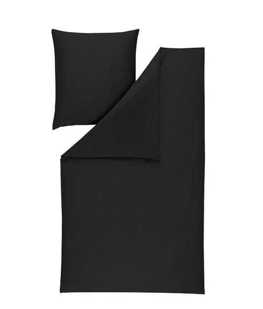 Estella Mako-Satin Bettwäsche Valetta 155x220 anthrazit