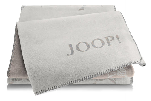 Joop Wohndecke Faded Cornflower stein