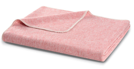 Biederlack Wohndecke Cotton Comfort 150x200 Pearl red
