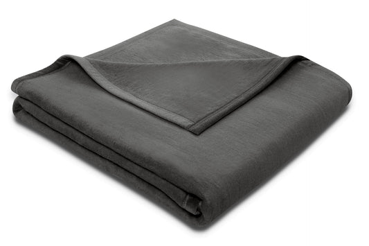 Biederlack Wohndecke Cotton Sense 150x200 schiefer