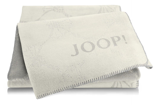JOOP Wohndecke Cornflower natur