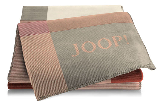 Joop Wohndecke Mosaic rouge-natur