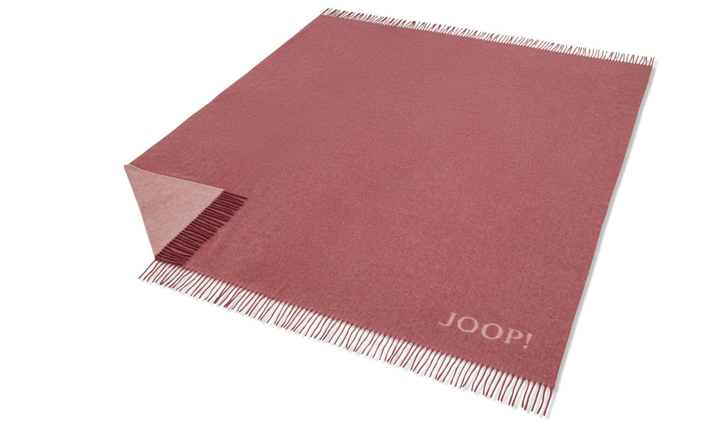 JOOP! Plaid Fine-Doubleface 130x180 cm rouge-nude