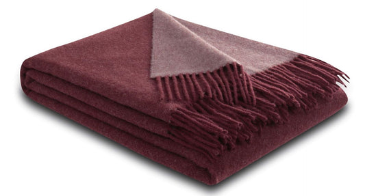 Biederlack Kaschmirplaid 130x170 bordea.-parfait