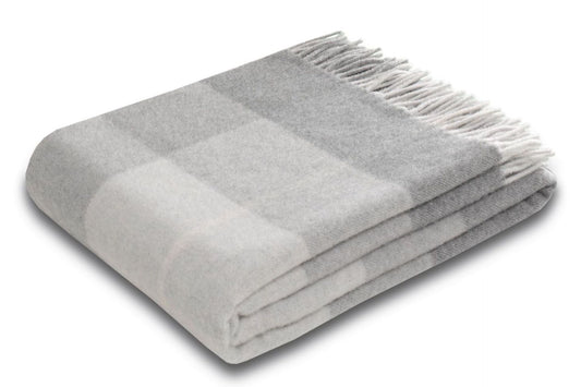 Biederlack Plaid Quito 130x170 grey